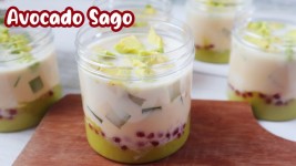 Resep Makanan, Cara Membuat Avocado Sago Super Enak